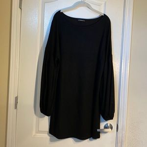 Black loose trend  dress
